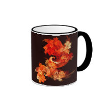 Tanzen Firebirds abstrakte Kaffeetasse