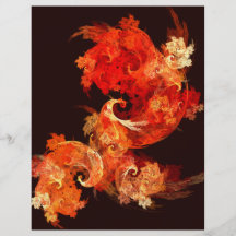 Tanzen Firebirds abstrakter Kunst-Flyer