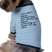 Tanzen in den Regen Hund Tshirt
