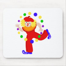 Tanzen-Jongleur-Clown Mauspads