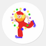 Tanzen-Jongleur-Clown Stickers