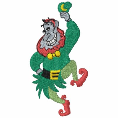 Tanzen-Kobold Besticktes Kapuzenpulli