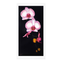 Tanzen-Orchideen Photo Karten Vorlage