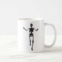 Tanzen-Skelett Kaffee Tasse