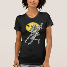 Tanzen-Skelett-T-Shirt