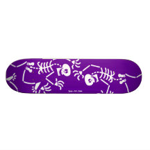 Tanzen-Skelette Skateboard Brett