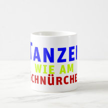Tanzen wie am Schnürchen Tasse