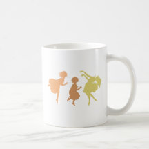 tanzende Kinder dancing children Kaffeehaferl