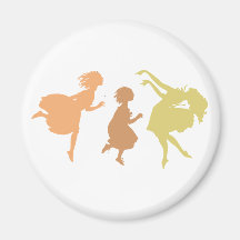 tanzende Kinder dancing children Magnete