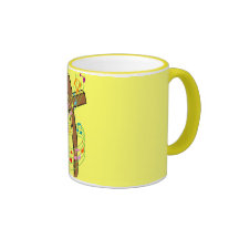 tanzendes Notenkreuz Tee Tasse