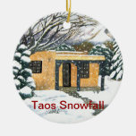 Taos, New Mexiko-Schneefälle Ornamente