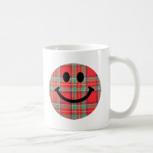 Tartanscottish-smiley Kaffee Haferl