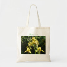 Tasche der gelben Iris für Brautjungfer