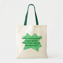 Tasche "Haben Tiere eine Seele?"