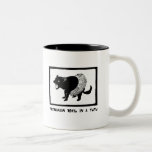 Tasmanischer Teufel in einem Ballettröckchen Teetasse