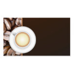 Tasse Kaffee Visitenkarten Vorlage