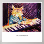 Tastatur Katzen-Farbplakat