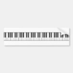 Tastatur-/Klavier-Schlüssel: Autoaufkleber