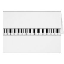 Tastatur-/Klavier-Schlüssel: Grußkarten