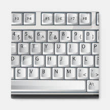 Tastatur Kühlschrankmagnete