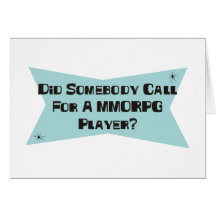 Tat jemand Anruf für einen MMORPG Spieler Karten