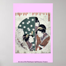 Tat neun des Chushingura durch Kitagawa, Utamaro Posterdruck