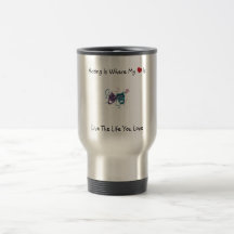 Tat, wo mein Herz ist Tasse