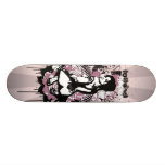 Tätowiertes Göttin-Skateboard Skateboarddeck