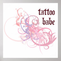 Tätowierungs-Baby Plakate