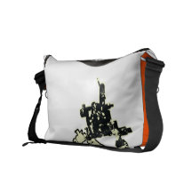 Tätowierungs-Fisch-Tasche Kurier Tasche