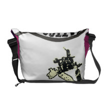 Tätowierungs-Fisch-Tasche Kuriertasche