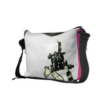 Tätowierungs-Fisch-Tasche Kuriertaschen
