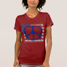Tattered Friedensflagge Shirts