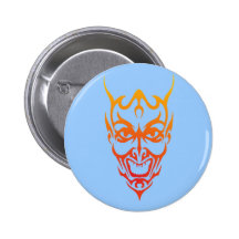 Tattoo Dämon demon Button