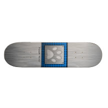 Tatzen-Druck; Metall-Blick Personalisiertes Deck