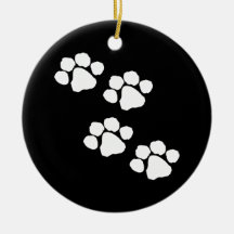 Tatzen-Drucke Ornament