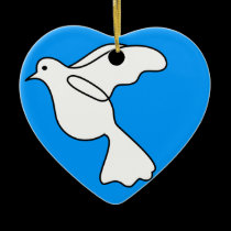 Taube und Frieden ornaments