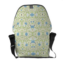 Taubenblau Kuriertasche