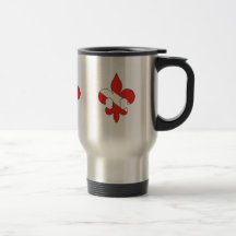 Tauchen-Flaggen-Lilien-Reise-Becher Kaffee Haferl