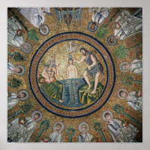 Taufe von Christus Posterdrucke
