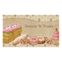 Taupe-Rosa backt Bäckerei zusammen Visitenkarte