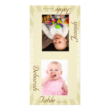 Taupe-Sonnendurchbruch-Braut-u. Bräutigam-Foto-Tab Photokarten