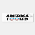 Täuschen-AntiObama Material Amerikas Autoaufkleber