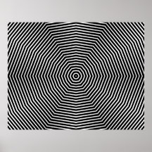 Täuschungs-Linien Poster