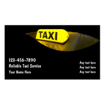 Taxi-Visitenkarten