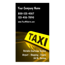 Taxi-Visitenkarten