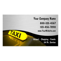 Taxi-Visitenkarten neu