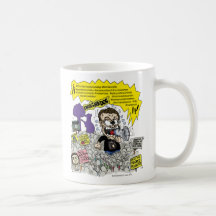 Taza indignada tee tasse