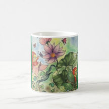 Taza para niños duendes jugando