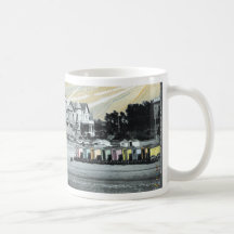 Taza "Playa montevideana"